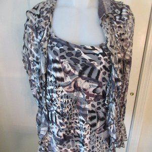 Xscape Joanna Chen Top & Tank Size 12